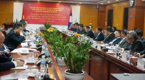 Vietnam, Laos talk ways to enhance cooperation in energy, mining ảnh 1