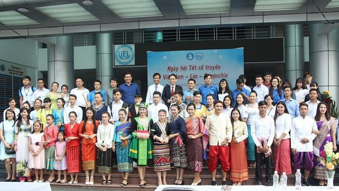 Traditional new year festivals of Laos, Cambodia marked in HCM City ảnh 1 Traditional new year festivals of Laos, Cambodia marked in HCM City ảnh 1