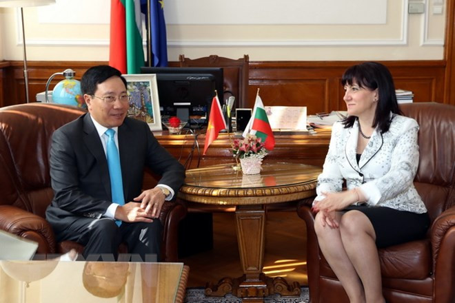 Deputy PM Pham Binh Minh enhances cooperation with Bulgaria ảnh 1 Deputy PM Pham Binh Minh enhances cooperation with Bulgaria ảnh 1