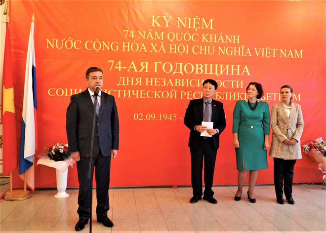 Ceremonies held overseas to mark Vietnam’s 74th National Day ảnh 3 Ceremonies held overseas to mark Vietnam’s 74th National Day ảnh 3