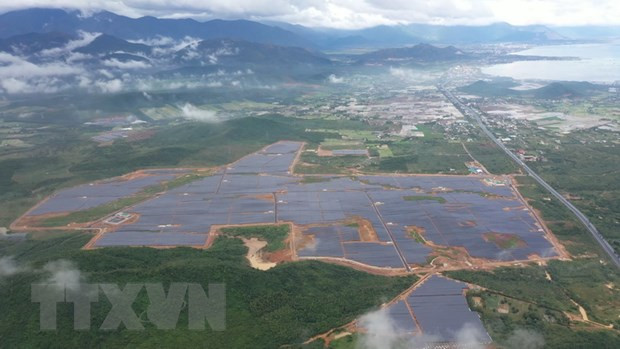 Solar power plant inaugurated in Khanh Hoa ảnh 1