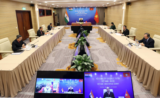 Vietnamese, Indian PMs co-chair virtual summit ảnh 2 Vietnamese, Indian PMs co-chair virtual summit ảnh 2