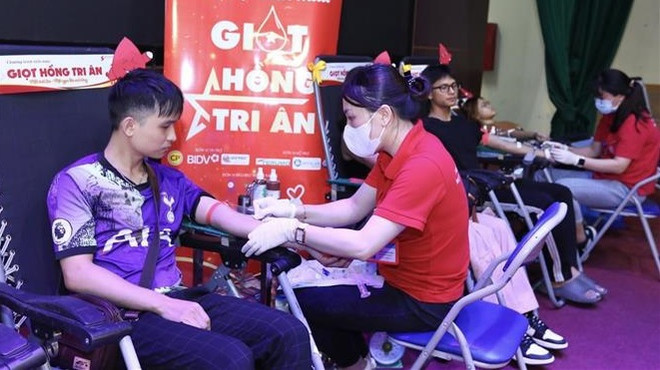 Biggest blood donation campaign collects over 115,000 units ảnh 1 Biggest blood donation campaign collects over 115,000 units ảnh 1