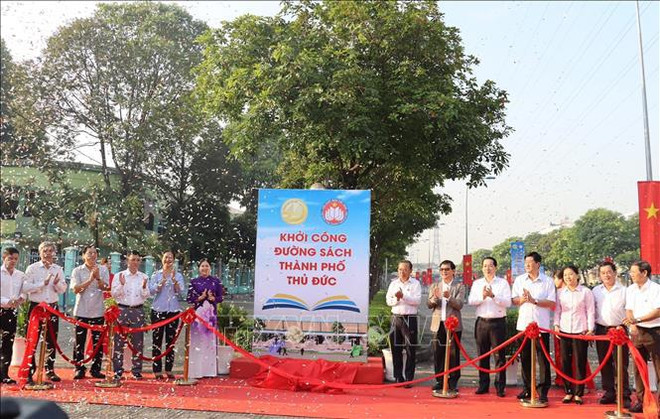 Work starts on HCM City’s second book street in Thu Duc City ảnh 1 Work starts on HCM City’s second book street in Thu Duc City ảnh 1