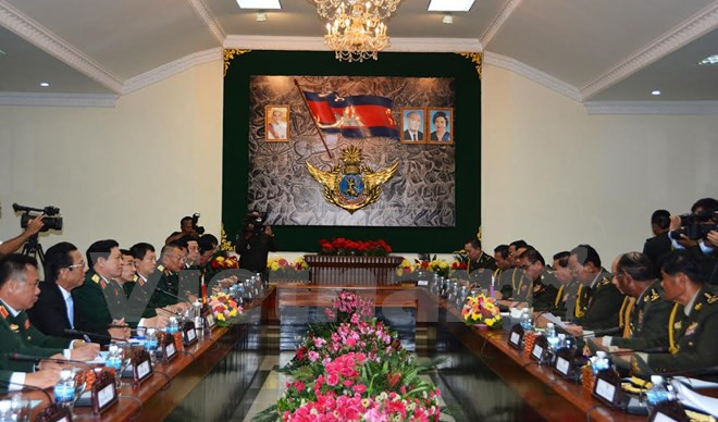 Vietnam, Cambodia beef up defence ties ảnh 1 Vietnam, Cambodia beef up defence ties ảnh 1