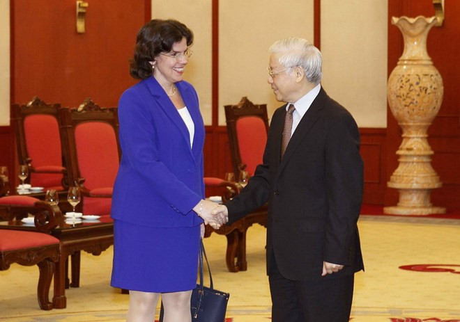 Party chief greets new Cuban Ambassador ảnh 1 Party chief greets new Cuban Ambassador ảnh 1