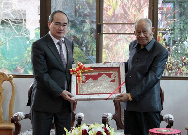HCM City’s top leader continues working visit to Laos ảnh 1 HCM City’s top leader continues working visit to Laos ảnh 1