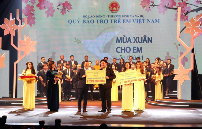 National fund gets 4.2 million USD to support poor children ảnh 1 National fund gets 4.2 million USD to support poor children ảnh 1