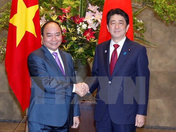 Vietnamese, Japanese Prime Ministers hold talks ảnh 1 Vietnamese, Japanese Prime Ministers hold talks ảnh 1