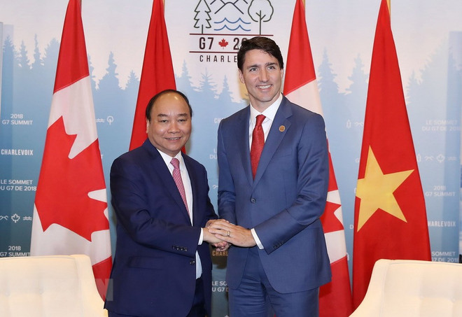 Vietnamese, Canadian PMs agree on measures to boost ties ảnh 1