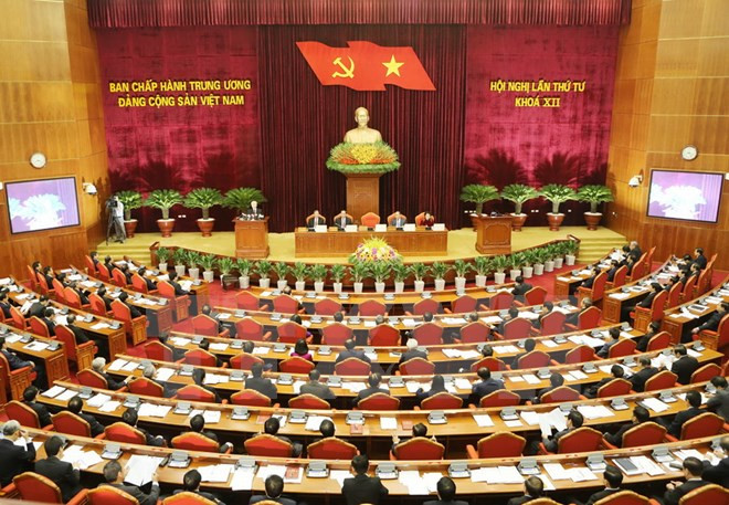 First working day of Party Central Committee’s 4th plenum ảnh 1 First working day of Party Central Committee’s 4th plenum ảnh 1