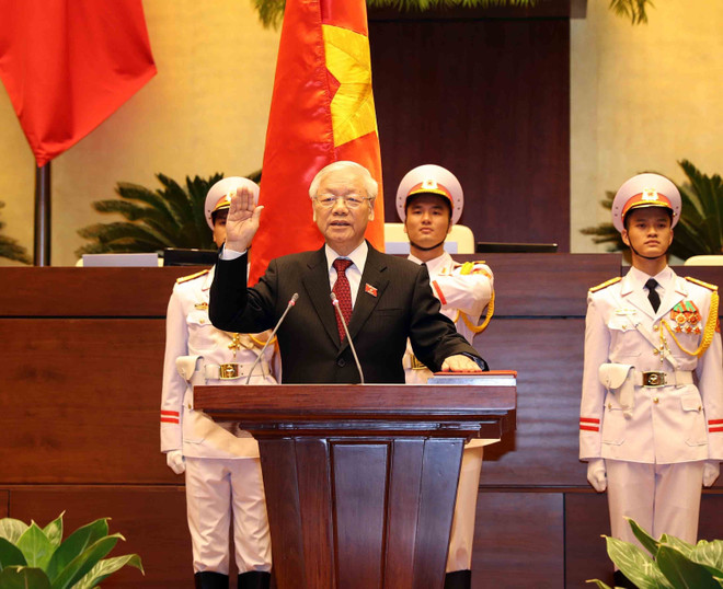 Party leader Nguyen Phu Trong becomes new President ảnh 1 Party leader Nguyen Phu Trong becomes new President ảnh 1