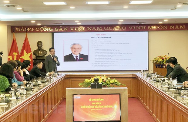 VNA's special website on 13th National Party Congress makes debut ảnh 4