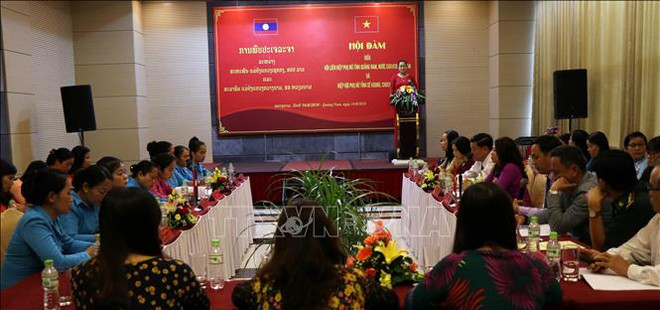 Women’s Unions of Quang Nam, Laos’ Sekong foster cooperation ảnh 1