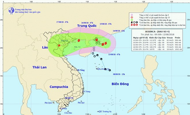 Storm Bebinca to cause heavy rains in northern region ảnh 1