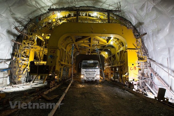 Cu Mong tunnel to be completed by year-end ảnh 1 Cu Mong tunnel to be completed by year-end ảnh 1