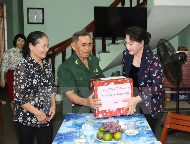 NA Chairwoman visits Quang Ngai ahead of Martyrs’ Day ảnh 1 NA Chairwoman visits Quang Ngai ahead of Martyrs’ Day ảnh 1
