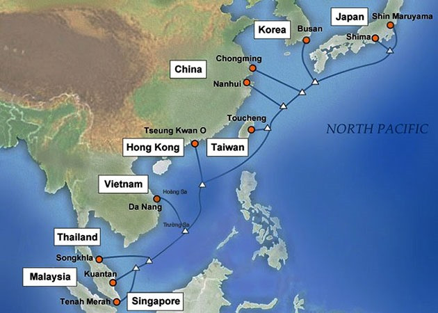 Submarine internet link completed ảnh 1