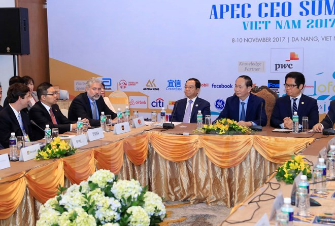 APEC 2017: President meets with leaders of US firms ảnh 1 APEC 2017: President meets with leaders of US firms ảnh 1