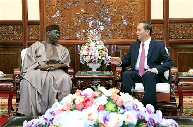 President Tran Dai Quang welcomes newly-accredited ambassadors ảnh 2