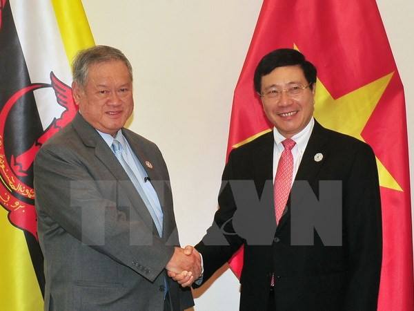 Deputy PM Pham Binh Minh meets Brunei Minister ảnh 1