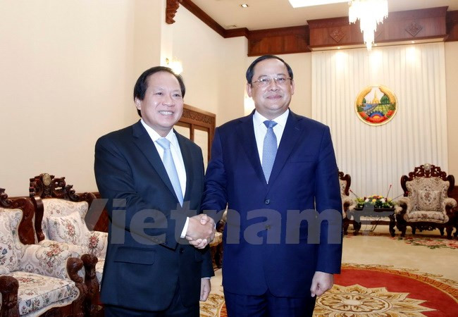 Vietnam-Laos information-communications cooperation applauded ảnh 1 Vietnam-Laos information-communications cooperation applauded ảnh 1