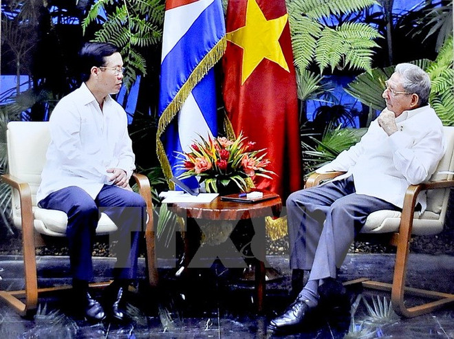 Cuban leaders determined to develop traditional friendship with Vietnam ảnh 1