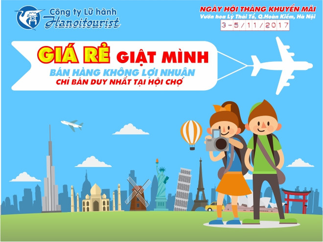 Discounted air tickets, tours offered at Hanoi tourism festival ảnh 1