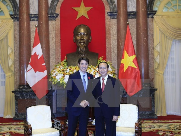 President hails Canadian Prime Minister’s visit to Vietnam ảnh 1 President hails Canadian Prime Minister’s visit to Vietnam ảnh 1