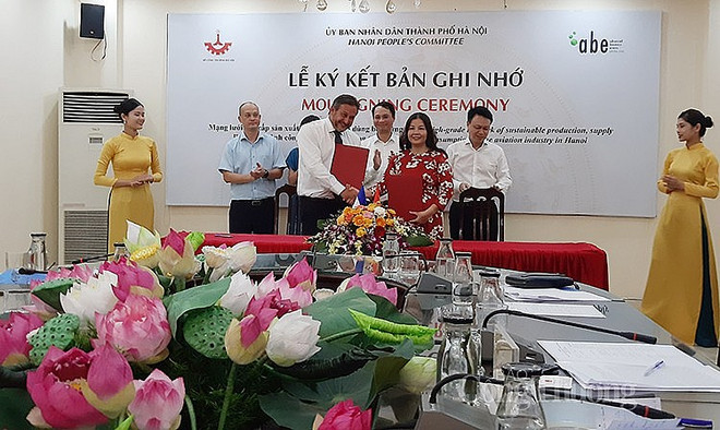 Hanoi partners up with French business in aviation industry ảnh 1