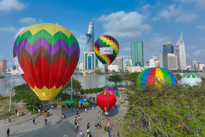 HCM City hot air balloon festival to celebrate National Day ảnh 1
