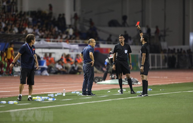 Head coach Park punished for Sea Games red card ảnh 1 Head coach Park punished for Sea Games red card ảnh 1