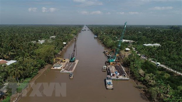 Tien Giang: over 7.6 billion VND for anti-saline intrusion facilities ảnh 1