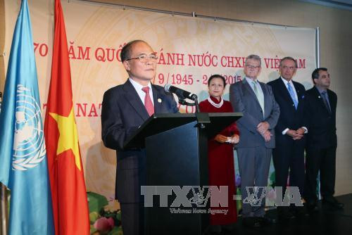Vietnam holds National Day banquet at UN headquarters ảnh 1