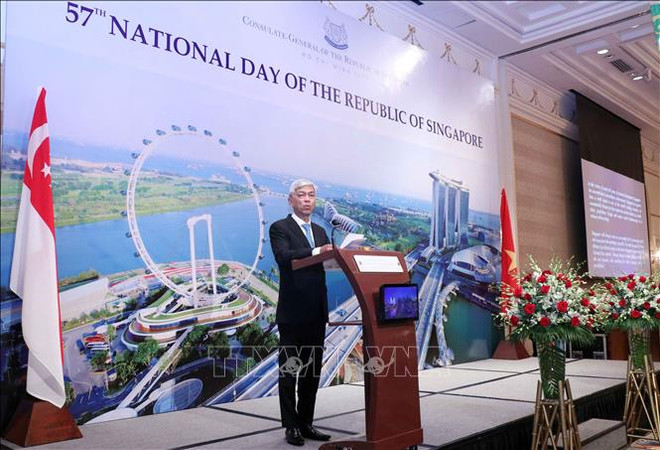 Singapore’s 57th National Day marked in HCM City ảnh 1 Singapore’s 57th National Day marked in HCM City ảnh 1