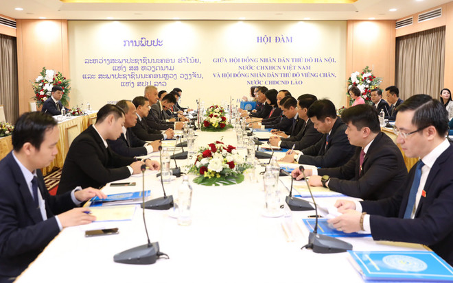 Hanoi, Vientiane share working experience of people-elected agencies ảnh 1