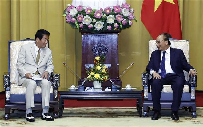 President hosts former Special Ambassador for Vietnam-Japan ảnh 1 President hosts former Special Ambassador for Vietnam-Japan ảnh 1