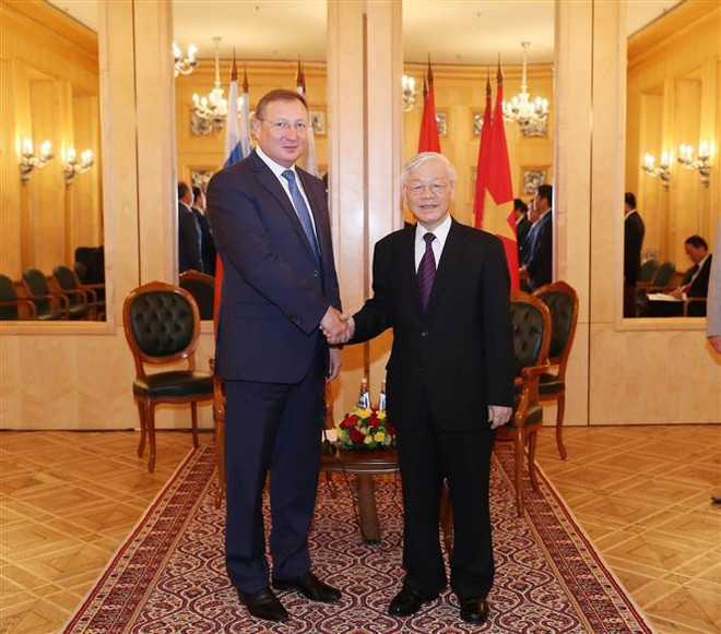 Party leader: Vietnam will create best conditions for Russian firms ảnh 1 Party leader: Vietnam will create best conditions for Russian firms ảnh 1