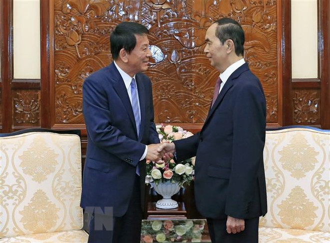 President welcomes VN-Japan, Japan-VN Special Ambassador ảnh 1 President welcomes VN-Japan, Japan-VN Special Ambassador ảnh 1