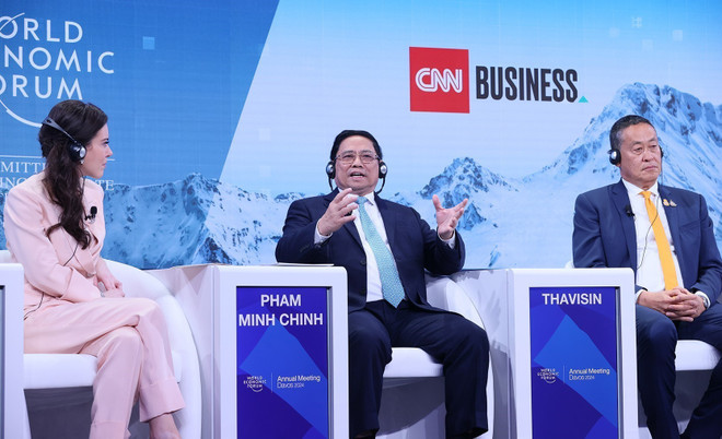 PM speaks at discussion on ASEAN at WEF Davos 2024 ảnh 1 PM speaks at discussion on ASEAN at WEF Davos 2024 ảnh 1