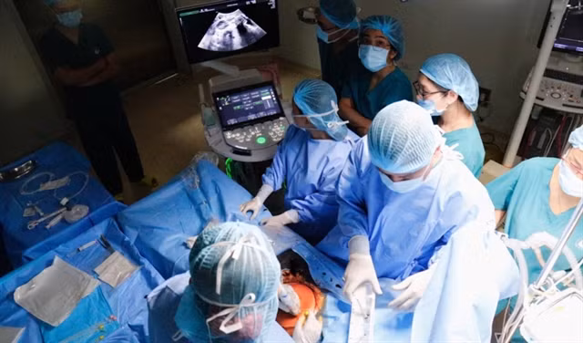 HCM City doctors successfully perform second fetal cardiac intervention ảnh 1