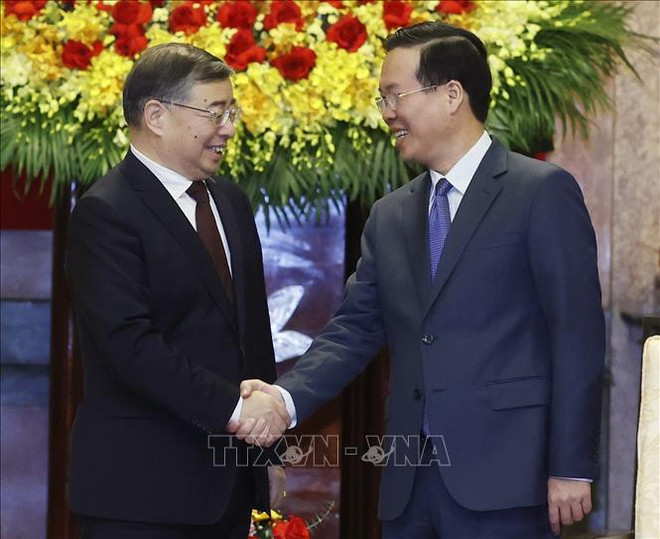 President hosts Chinese Party official ảnh 1 President hosts Chinese Party official ảnh 1