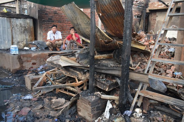 Sympathies sent to Vietnamese victims in Phnom Penh fire ảnh 1 Sympathies sent to Vietnamese victims in Phnom Penh fire ảnh 1