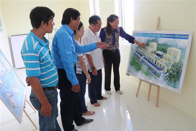 Tien Giang builds budget apartments for industrial park workers ảnh 1