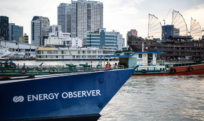 World’s first zero-emission boat visits HCM City ảnh 1 World’s first zero-emission boat visits HCM City ảnh 1