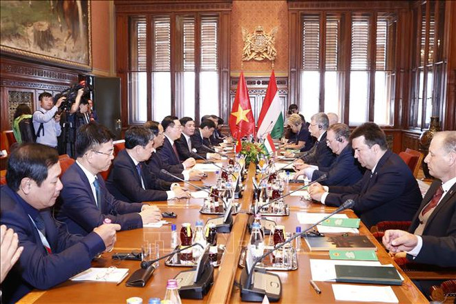 Vietnamese, Hungarian top legislators hold talks ảnh 2 Vietnamese, Hungarian top legislators hold talks ảnh 2