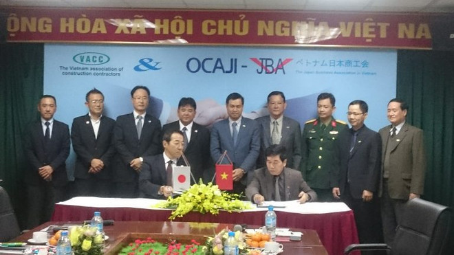 Vietnamese, Japanese contractors forge cooperation ảnh 1 Vietnamese, Japanese contractors forge cooperation ảnh 1
