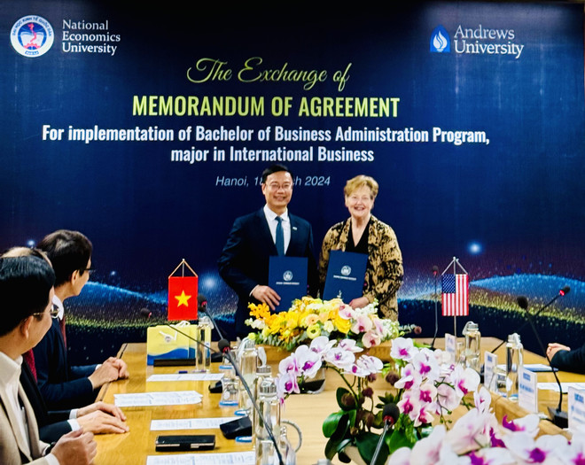 Vietnamese, US universities seal training cooperation deal ảnh 1