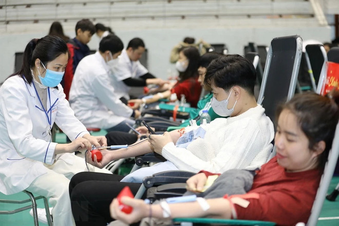 Ha Nam collects over 6,000 blood units during Red Spring Festival ảnh 1