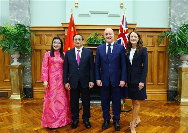 New Zealand, Vietnamese PMs issue joint press release ảnh 2
